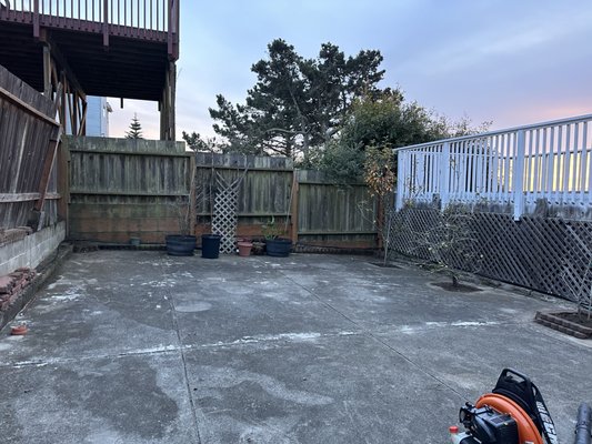 Photo of Green Valley Landscaping Services - San Francisco, CA, US. a back yard with a fenced in area
