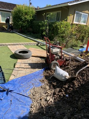 Photo of Drain Rooter Service - San Jose, CA, US. Trenchless sewer main pipe replacement!