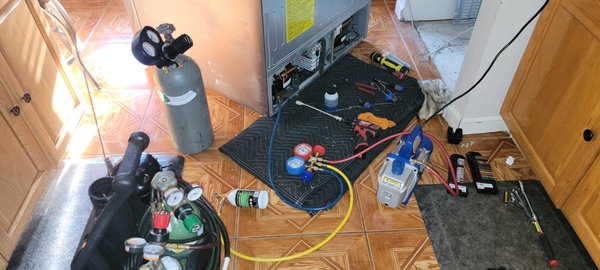 Photo of Pro Max Appliance Repair - Carmichael, CA, US. / Kenmore, LG  refrigerator compressor replacement in Sacramento area /