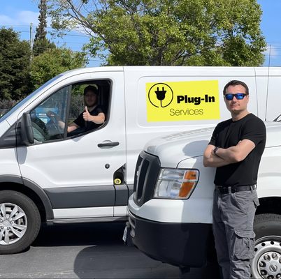 Photo of Plug-In Services - Mountain View, CA, US. Technicians Matt and Alex