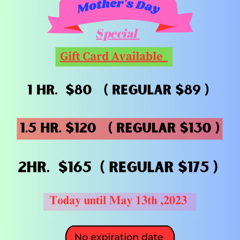 Mother’s Day Special