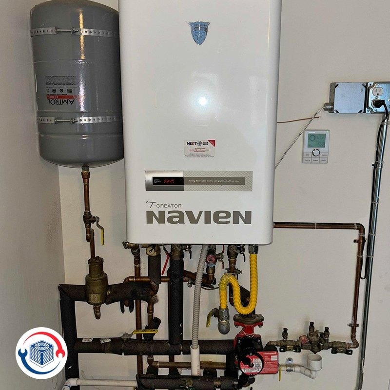 Replacing condensate neutralizer to Navien boiler