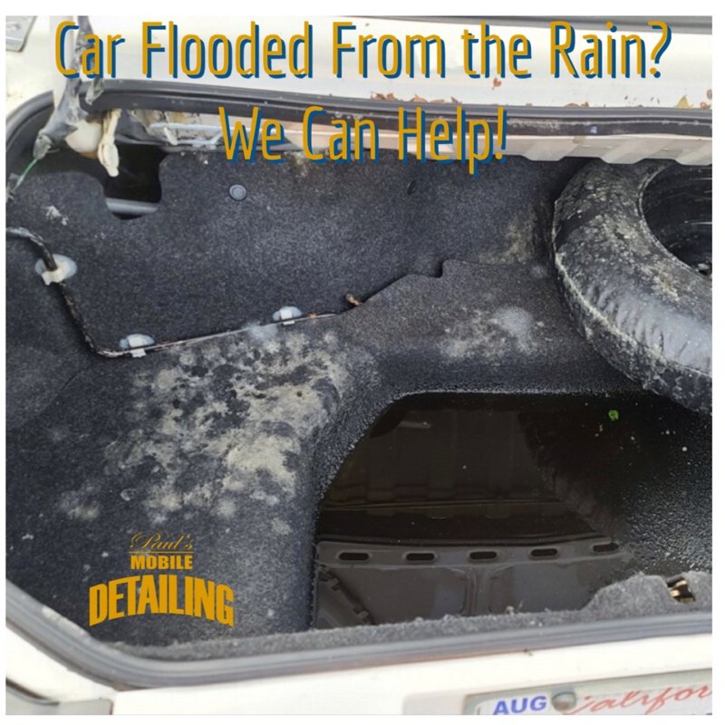 Car Flooded From The Rain?