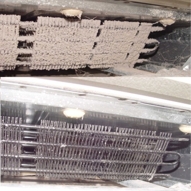 Clean your refrigerator condenser coils