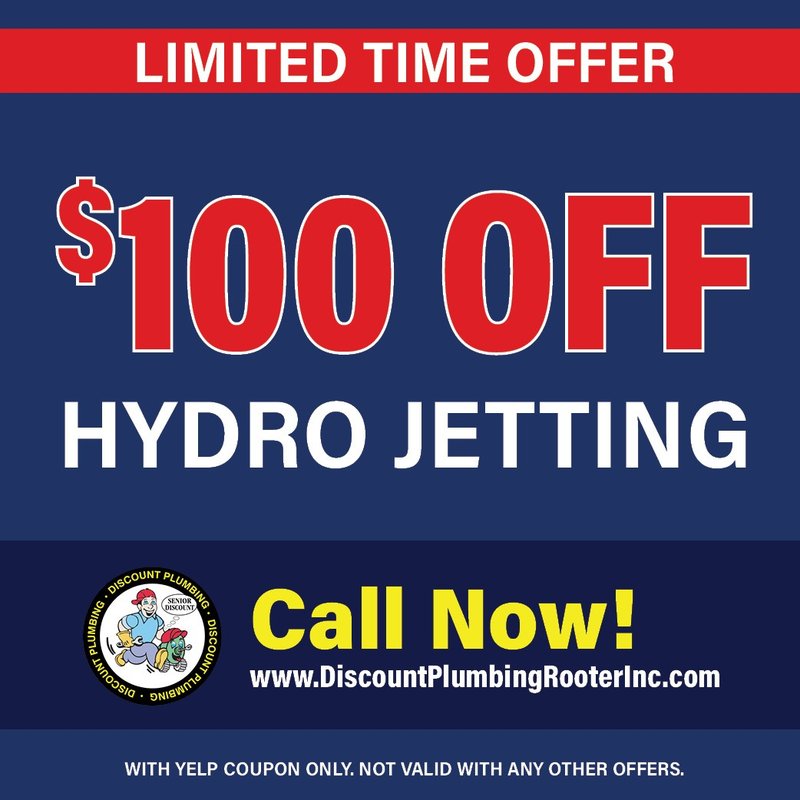 $100 OFF Hydro Jetting