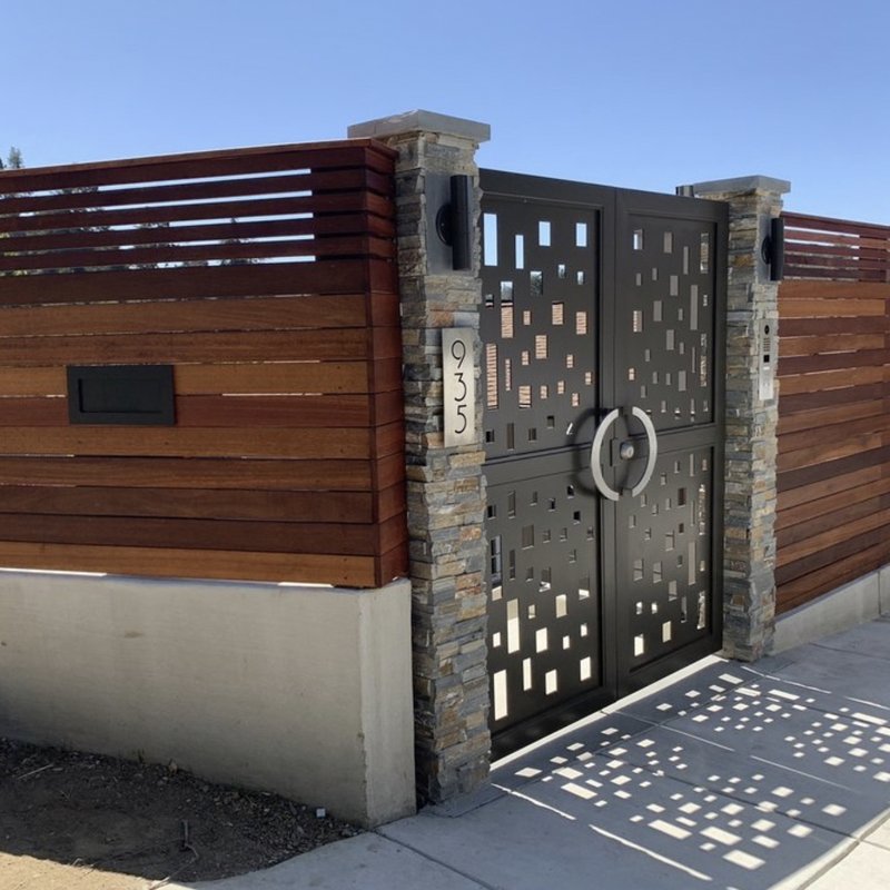 Custom fence and gate