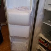 Refrigerator had a faulty ice maker caused keep water valve open.