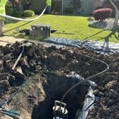 Trench-less sewer line repair finished in one day