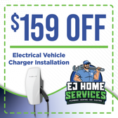$159 Off Electrical Vehicle Charger Installation 