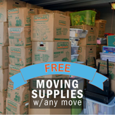 Free Moving Supplies with any move