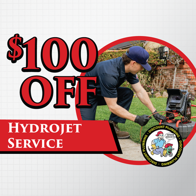 $100 OFF Hydro Jetting