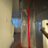 Decontamination chamber - an area where we or our equipment can undergo a decontamination process to prevent the spread of mold