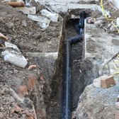 Replace sewer lateral pipe