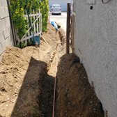 Fixing a leak by installing copper pipe 