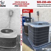 Carrier AC 4 Ton 15 SEER Installation Before and After