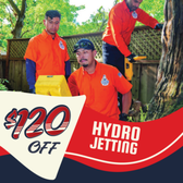 $120 Off Hydro Jetting*