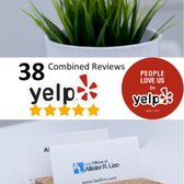 38 Combined 5-Star Reviews Across Yelp