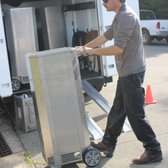 Technician preparing for a bed bug heat remediation service.