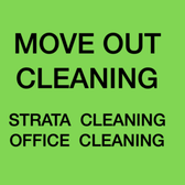 Move Out Cleaning 
Carpet Cleaning
Strata Cleaning