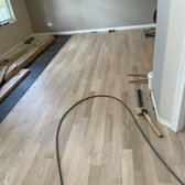 Install white oak hardwood