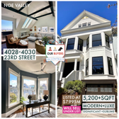 A trio of wins on 23rd Street, part 1. One of the most significant Noe Valley sales in 2023 - the perfect house for our buyers.  