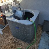 Condenser coil cleaning 