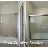 Delta Glass Shower Door Installed