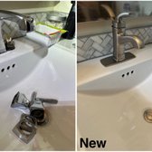 Bathroom Sink Faucet Upgrade