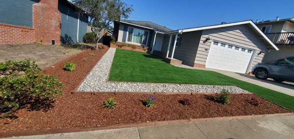 Artificial turf installation 