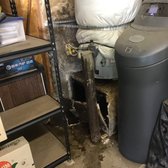 Rotted our water heater stand. 