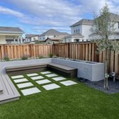 modern backyard remodel