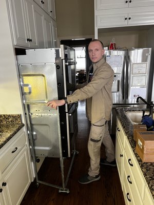 Whirlpool build in double oven repair service