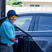 Every vehicle is individually prepped before entering our wash facility