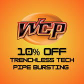 Get our special 10% off on Trenchless Tech Pipe Bursting