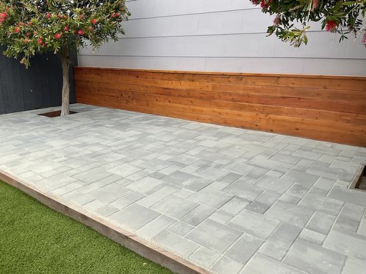 Paver Patio Install