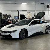 2015 #BMWi8.This plug-in hybrid sports car provides a glimpse into the car of tomorrow. We fixed a door latch on this beauty.
