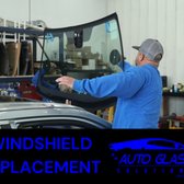 Windshield replacement done in our shop.