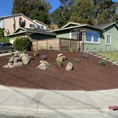 Installation of Mulch and plants