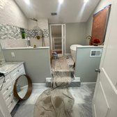 Full remodeling Bathroom by our team Riverside handyman