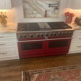 Beautiful Red Double Viking Gas Range