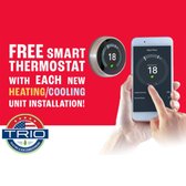 Free Smart Thermostat with Each New HVAC Unit Installation!