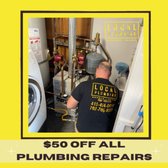 $50 OFF ALL PLUMBING REPAIRS.