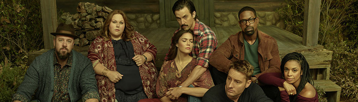 THIS IS US -- Season: 3 -- Pictured: (l-r) Chris Sullivan as Toby, Chrissy Metz as Kate Pearson, Mandy Moore as Rebecca Pearson, Milo Ventimiglia as Jack Pearson, Justin Hartley as Kevin Pearson, Sterling K. Brown as Randall Pearson, Susan Kelechi Watson as Beth Pearson -- (Photo by: NBC)