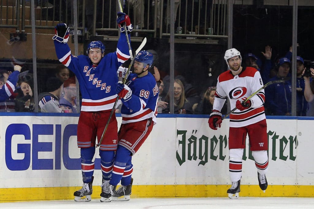 Carpiniello: Vesey's first hat trick since college anchors Rangers' effort