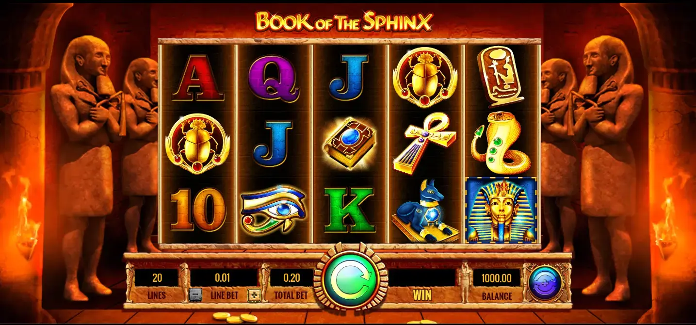 book of the sphinx online slot for real money