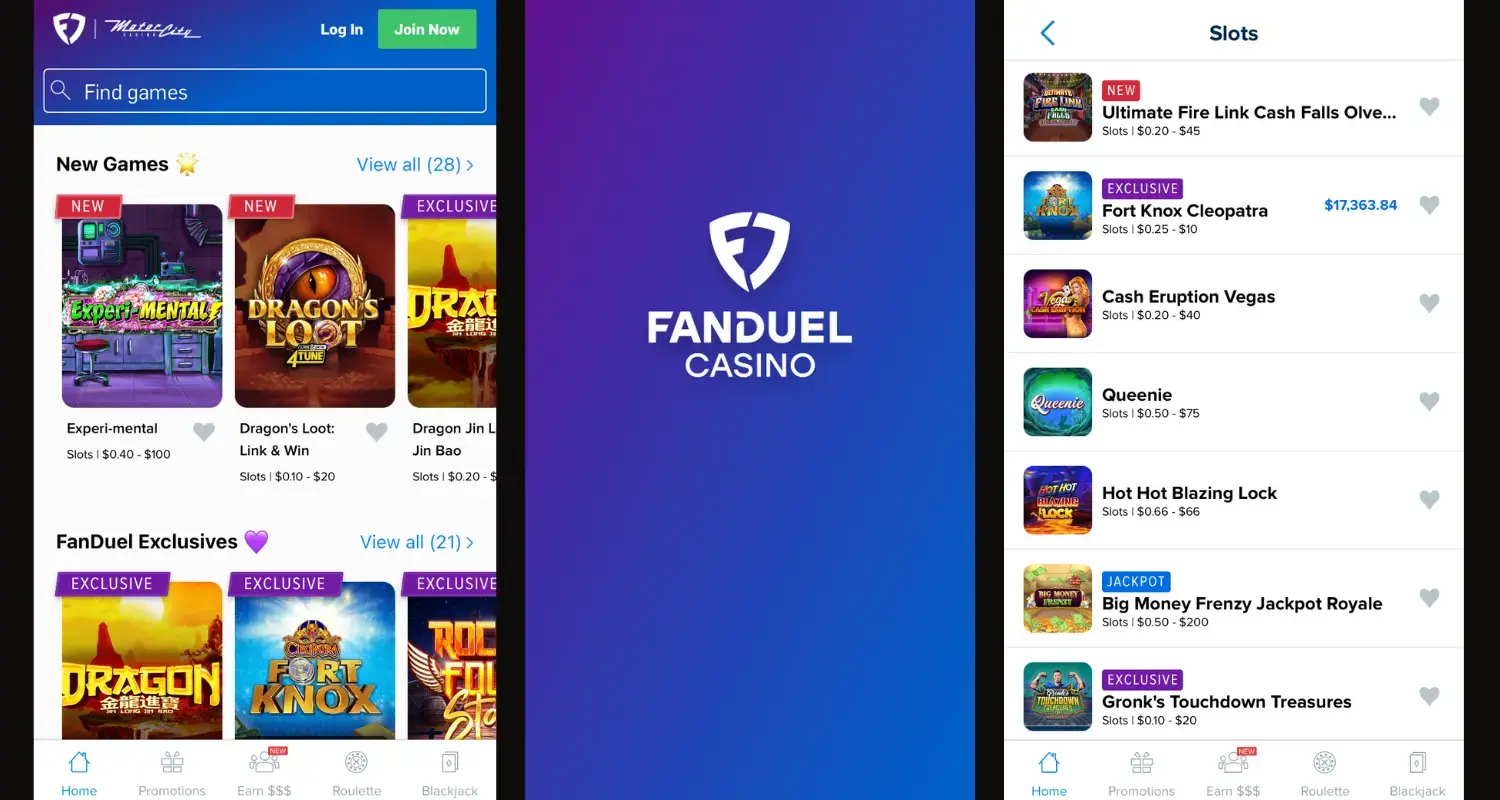 FanDuel casino mobile app