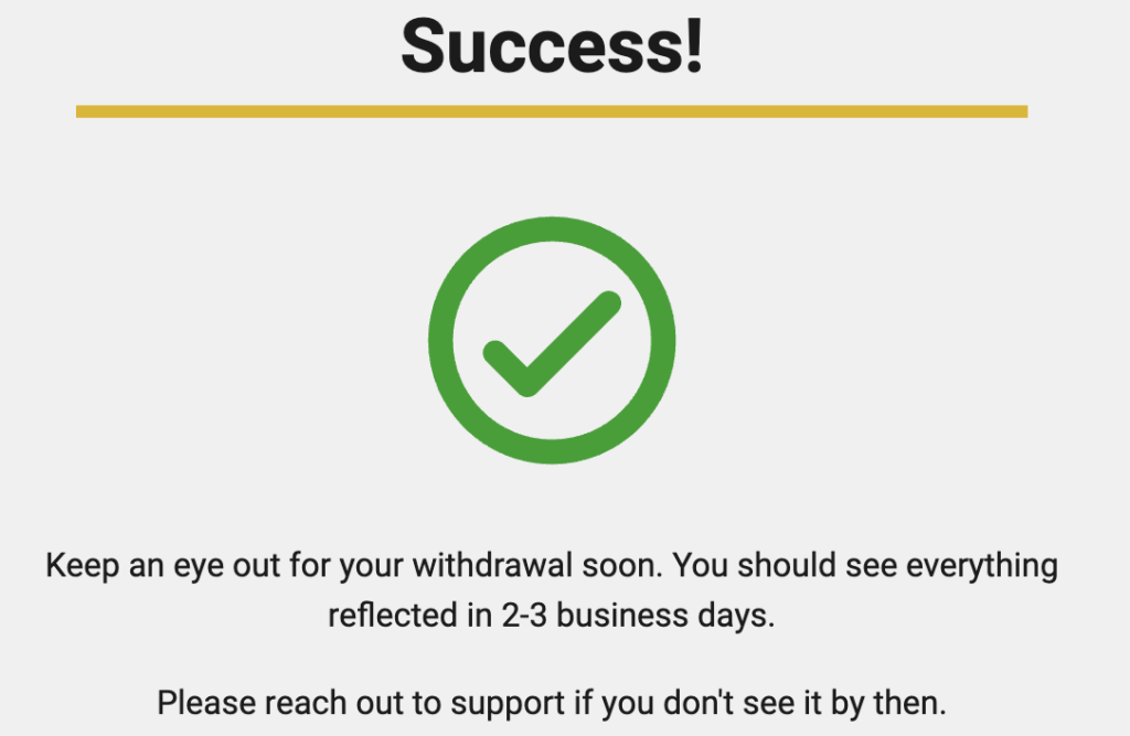 Underdog fantasy withdrawals take 2-3 days