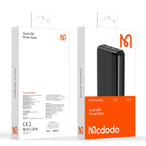 Mcdodo Mc-1370 Power Bank Dual Usb Port Mig Series 20,000mah