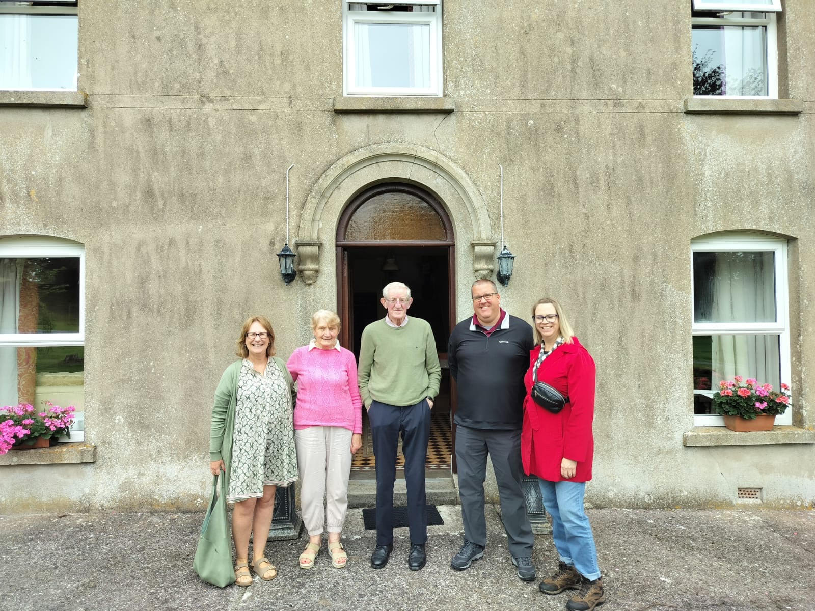  From left: Majella Corcoran, Jane Murphy, John Murphy, Steve Sessler, Catherine Sessler