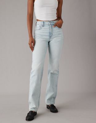 AE Stretch Super High-Waisted Straight Jean